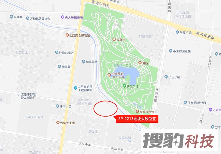 万柏林区沙沟社区SP-2213地块规划设计要点：